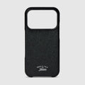 Case for iPhone 17 Pro - black leather
