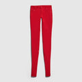 Stretch jersey leggings - red
