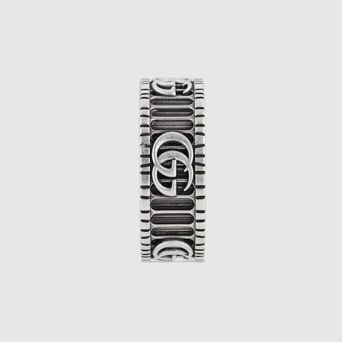 925 Sterling Silver Ring With Double G