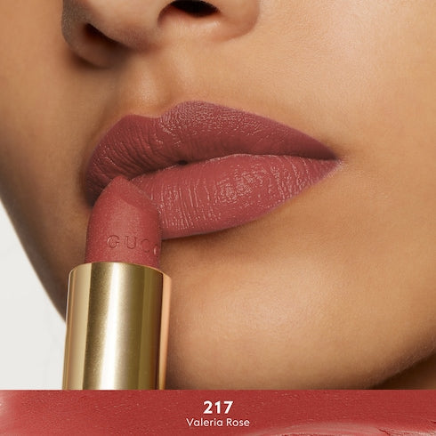 120 Sonia Light Beige, Rouge à Lèvres Mat Lipstick - 217 Valeria Rose