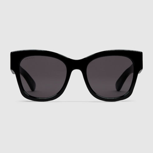 Butterfly frame sunglasses - black