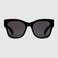 Butterfly frame sunglasses - black