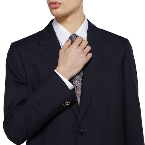 Wool suit - dark blue