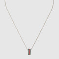 Pendant chain necklace with Interlocking G - 925 sterling silver