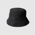 Cotton canvas bucket hat - black