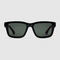 Rectangular frame sunglasses - black