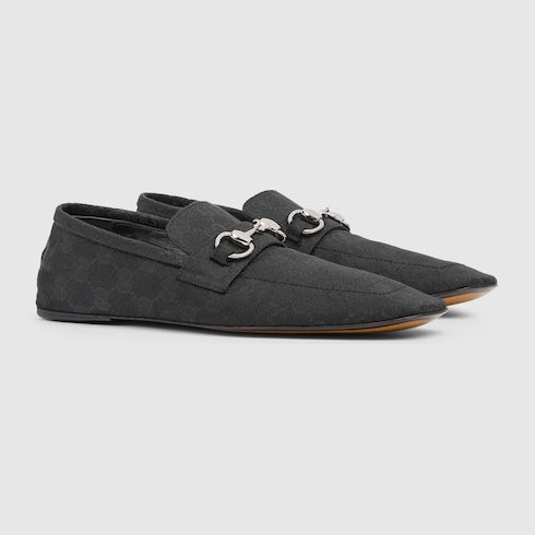 Women's Ragazzo loafer - black GG canvas