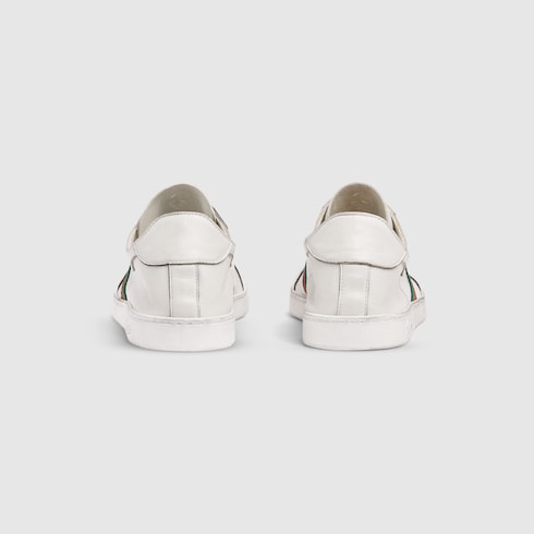Men's Stretch low-top sneaker - white leather