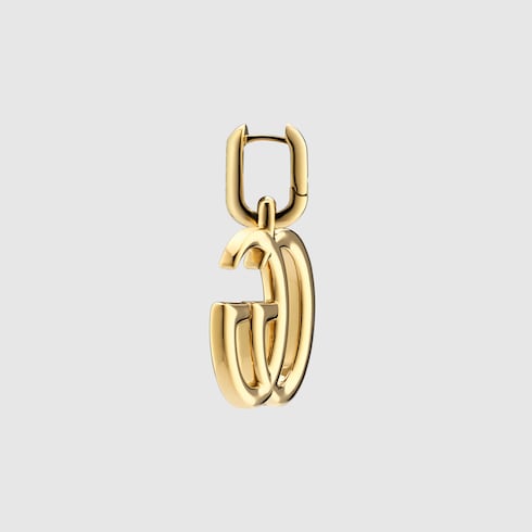 GG Marmont mini earrings - gold-toned brass