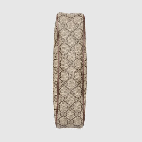 Ophidia small shoulder bag - beige and dark brown GG Supreme