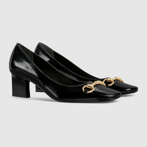 Women's Signora pump - black leather