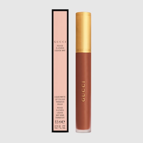 124 Emilie Brown, Rouge à Lèvres Liquide Mat Lipstick - 308 Lucy Dark Orange
