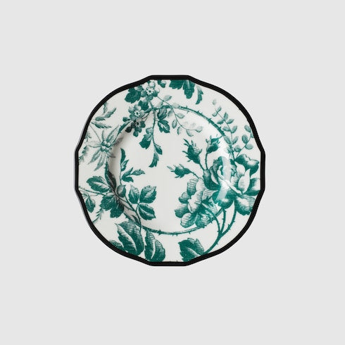 Green Herbarium Accent Plate, Set Of Two - Green