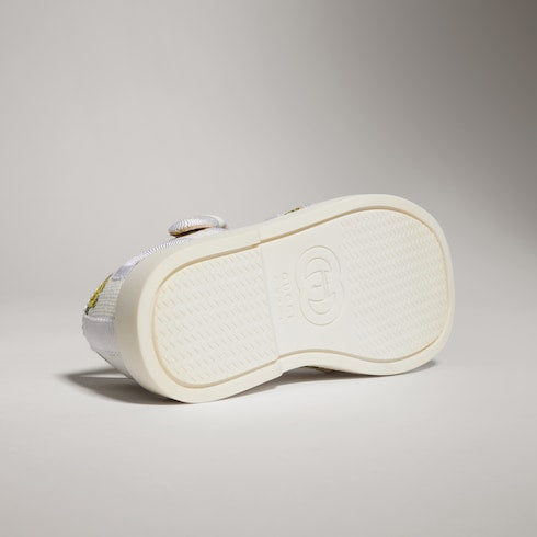 Toddler sandal - white GG canvas