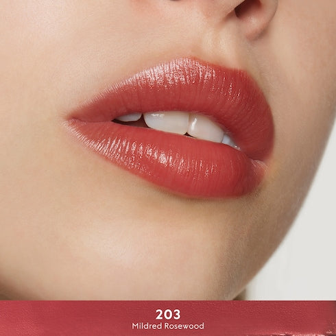 134 'Clara Chestnut', Rouge à Lèvres Voile Lipstick - 203 Mildred Rosewood