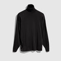 Extra fine silk sweater - black