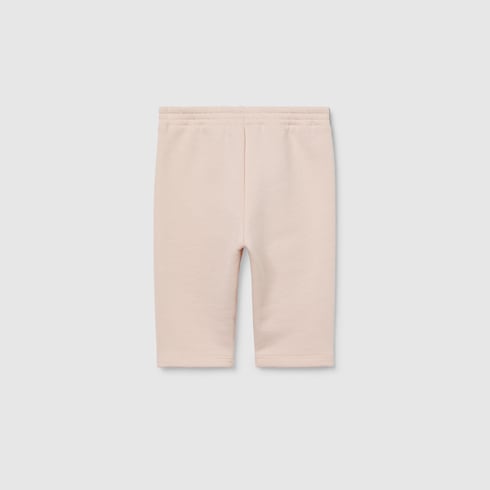 Baby cotton pants with Web - light pink