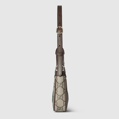 Ophidia mini shoulder bag - beige and brown GG fabric