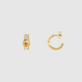 Gucci Blondie crystal mini earrings - gold-toned brass