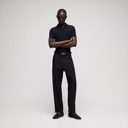 Men's Gucci Como loafer - black soft suede