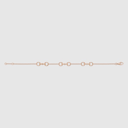 Gucci Horsebit diamond 18k bracelet - 18k rose gold