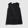 Children's GG cotton dress - black