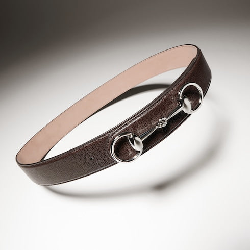 Gucci Horsebit 1955 belt - dark brown leather
