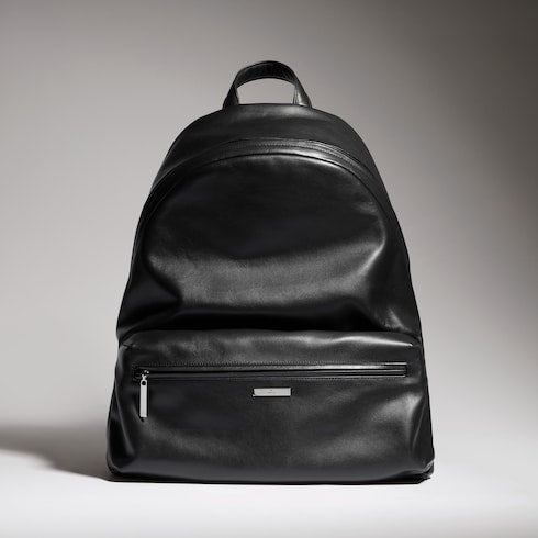 Gucci Tag large backpack - black leather