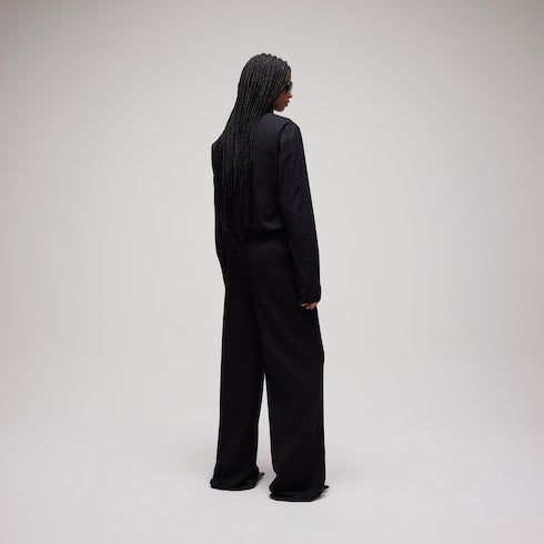 Cotton poplin T-shirt - black