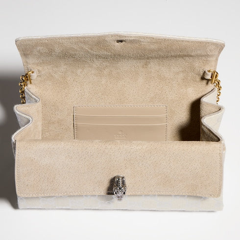 Dionysus small shoulder bag - ivory GG canvas