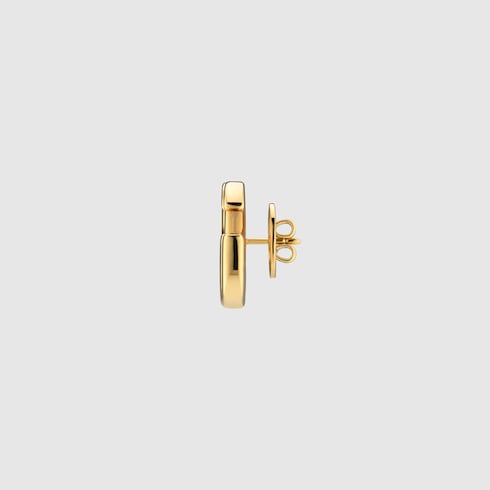 GG Marmont stud earrings - gold-toned brass