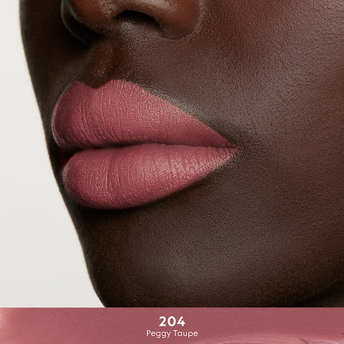 120 Sonia Light Beige, Rouge à Lèvres Mat Lipstick - 204 Peggy Taupe