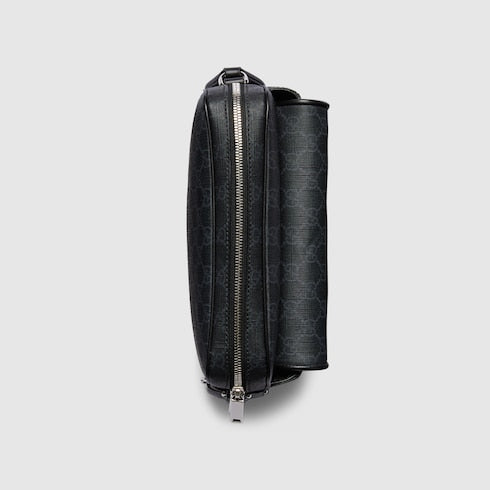 GG Black small crossbody bag - black GG Supreme canvas