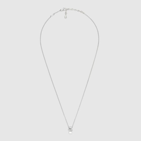 Gucci Interlocking pendant necklace - 925 sterling silver