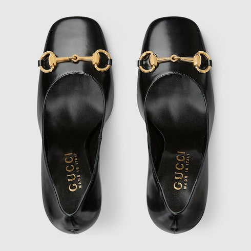 Women's Signora pump - black leather