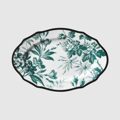 Green Herbarium Hors D'oeuvre Plate - Green