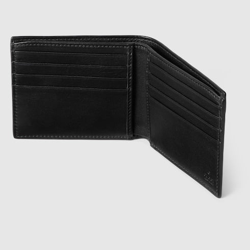 GG Marmont bi-fold wallet - black soft leather