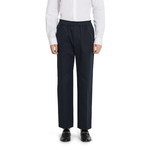 GG cottton gabardine pant - dark blue