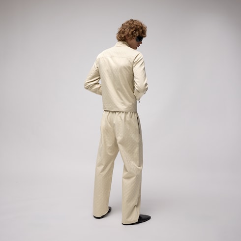 GG cotton canvas jacket - light beige