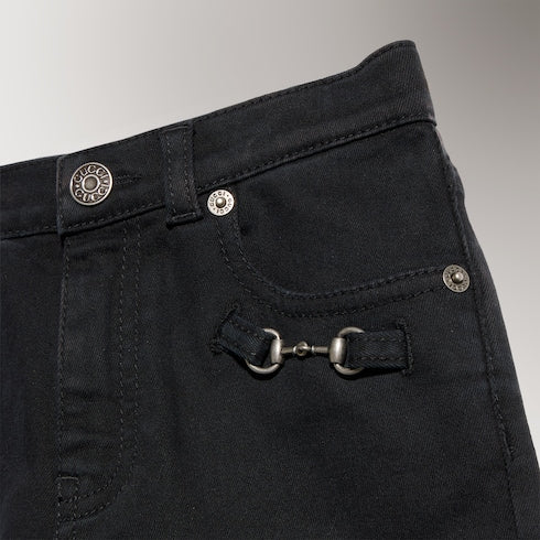 Children's denim pants - dark grey