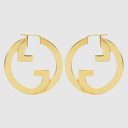 Gucci Blondie hoop earrings - gold-toned metal