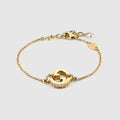 Gucci Blondie charm bracelet - light gold-toned brass