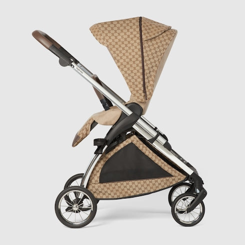 Gucci Stroller - beige and ebony GG canvas