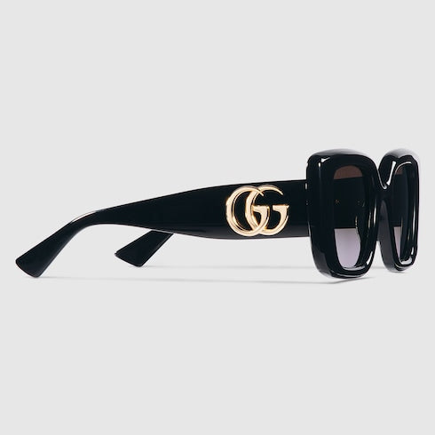 Butterfly frame sunglasses - black