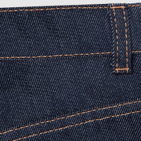 Children's denim pants with Web - dark blue