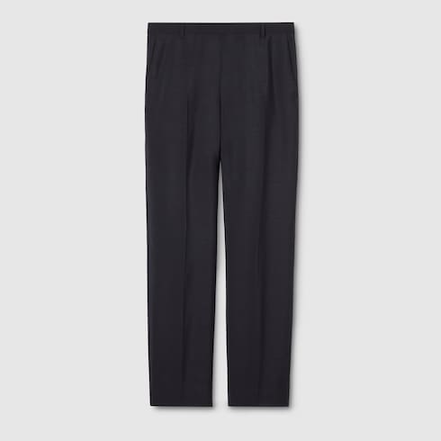 Wool mohair suit - black