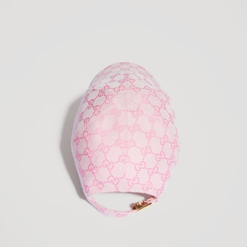 GG cotton canvas baseball hat - light pink
