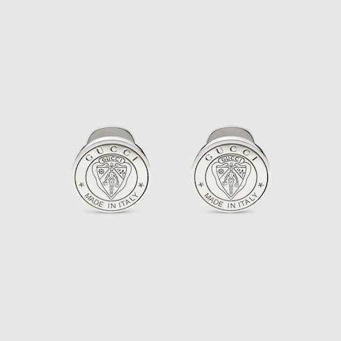 Gucci crest cufflinks - 925 sterling silver