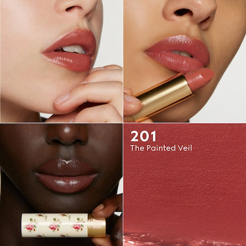 134 'Clara Chestnut', Rouge à Lèvres Voile Lipstick - 201 The Painted Veil