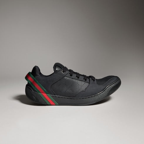 Women's Screener sneaker - black GG leather